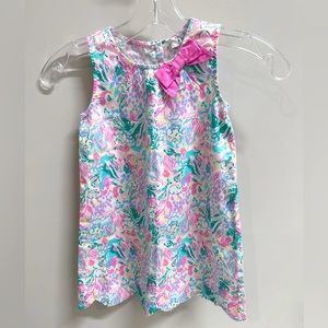 Lily Pulitzer Kids Scalloped Bunny Dress NWT